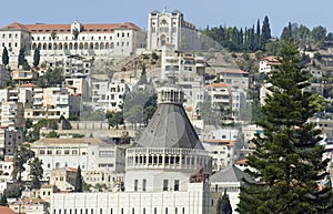 Church of the Annunciation view in Nazareth photo