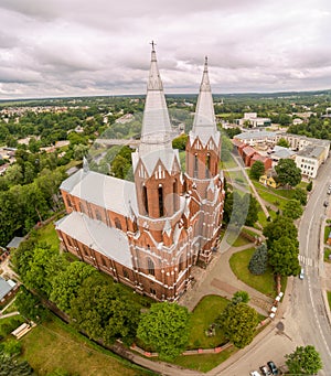 Church of Apostle Evangelist St. Matthew in Anyksciai City, Lithuania