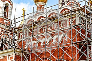 Church of the Archangel Michael in 1774 in the village of Krasnoye, Russia