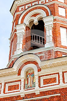 Church of the Archangel Michael in 1774 in the village of Krasnoye, Russia