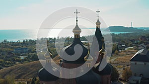 Church of the Archangel Michael with sea views - Aerial View Mariupol