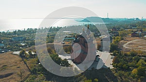 Church of the Archangel Michael with sea views - Aerial View Mariupol