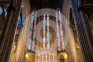 The church in Arezzo, Italy