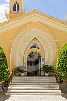 Church Argostoli capital of Kefalonia Greece