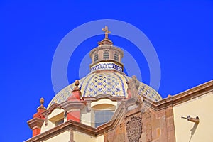 Church as part of the queretaro city, mexico. III