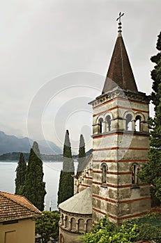 Church of the Ascension in Cadenabbia. Lombardy. Italy