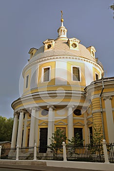 Church of the Ascension of the Lord in Moscow city center.