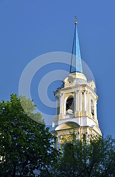 Church of the Ascension of the Lord in Moscow city center.