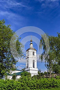 Church of the Assumption of the Blessed Virgin Mary in Malino. Moscow region, Stupino district