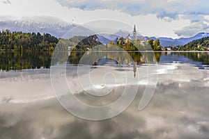 Church of the Assumption of Maria in Lake Bled, Slovenia