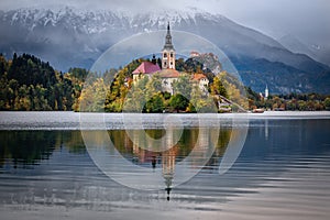 Church of the Assumption of Mary, Lake Bled, Slovenia