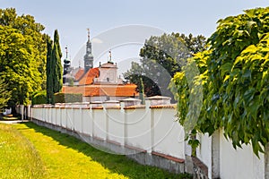 The Church of the Assumption of Our Lady cemetery, Klokoty, Tabor, Czech republic