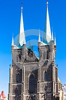 Church of the Assumption, Ressel& x27;& x27;s Square, Chrudim, Czech Repub