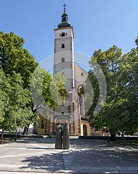 The Church of the Assumption of the Virgin Mary. Banska Bystrica. Slovakia