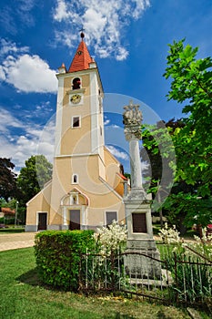 The Church of the Assumption of the Virgin Mary in Plavecky Stvrtok