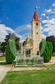 The Church of the Assumption of the Virgin Mary in Plavecky Stvrtok