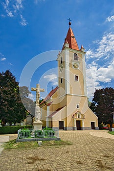 The Church of the Assumption of the Virgin Mary in Plavecky Stvrtok