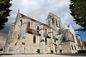 Church in Auvers sur Oise, France. Painted by Vincent van Gogh