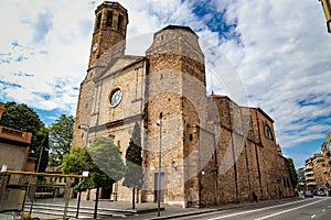 Church in Barcelona in the neighborhood of Sarria, Catalonia, Spain photo