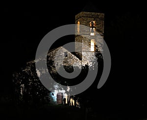 Church of Barruera n the Catalan Pyrenees. Spain