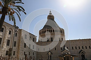 The Church Basilica of the Annunciation, a Latin Catholic Church in Nazareth, in northern Israel