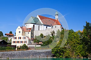 Church in Bavarian town Fussen