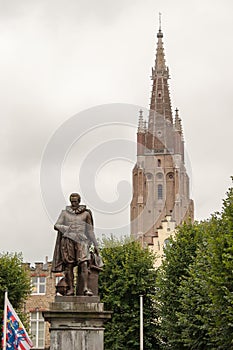 Church in Belgium Flanders City Bruges