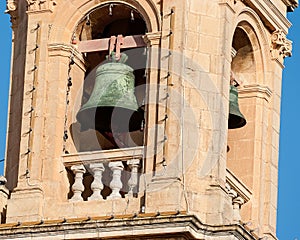 Church bell on a bell tower