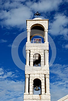 Church bell tower