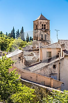 Church Bell Tower-Moustiers Sainte Marie,France
