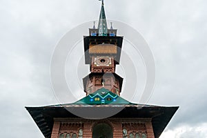 The church of the birth of the Blessed Virgin Mary from Merry Cemetery, Sapanta, Romania