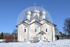 Church of Boris and Gleb in Plotniki 1536. Veliky Novgorod