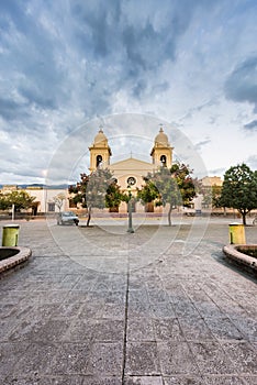 Church in Cafayate in Salta Argentina.