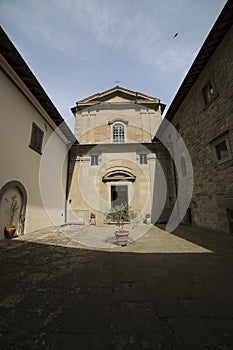 The church of the Camaldoli Monastery