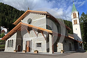 Church in Canazei, Italy