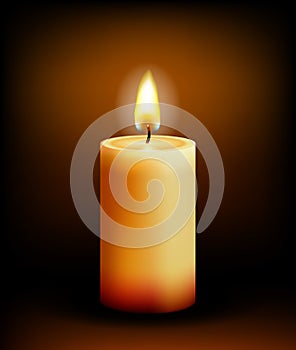 Church candle light