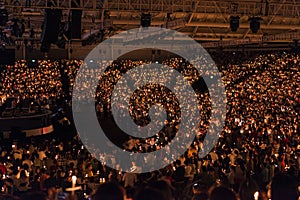 Church Candle Light Service