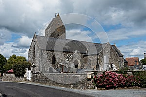 Church of Canville-la-Rocque, Manche, France photo