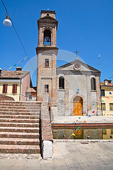 Church of Carmine of Comacchio. Italy.