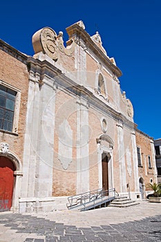 Church of Carmine. Lucera. Puglia. Italy.
