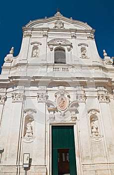 Church of Carmine. Martina Franca. Puglia. Italy.