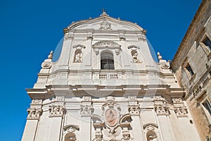 Church of Carmine. Martina Franca. Puglia. Italy.