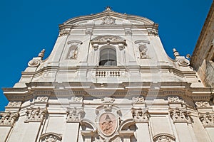 Church of Carmine. Martina Franca. Puglia. Italy.