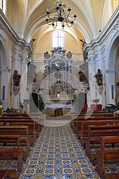 Church of Carmine. Presicce. Puglia. Italy.
