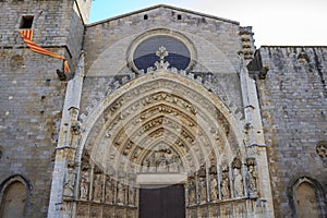 Church of Castellon de Ampurias.Catalonia. photo