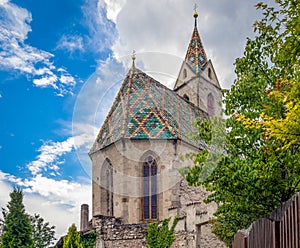 Church of Castelvecchio, located at 612 m asl, is the highest located locality belonging to Caldaro, South Tyrol, Trentino Alto Ad