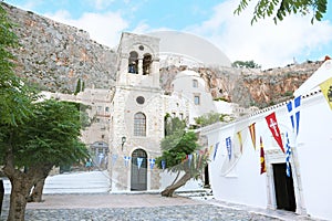Church at the castle of Monemvasia Peloponnese Greece