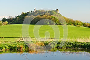 Church and castle ruin