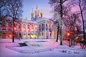 Church in the Catherine Palace in Tsarskoe Selo