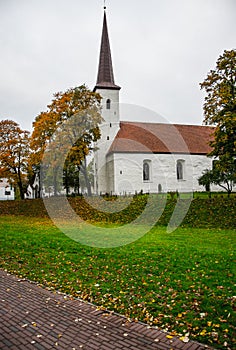Church catolic colorful autumn photo